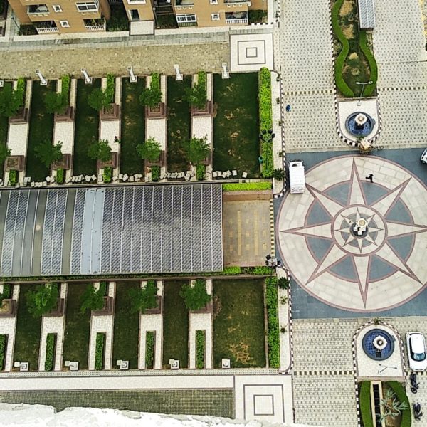 Top View of Main Entry Gate of The Hyde Park