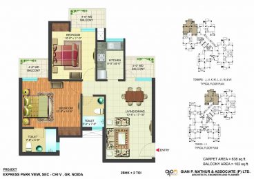 2BHK + 2 TOI